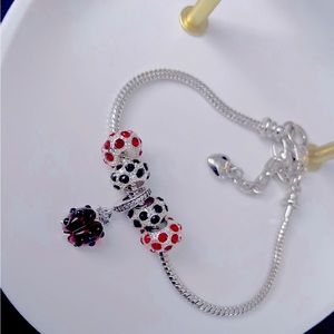 Lady bug Charm Bracelet